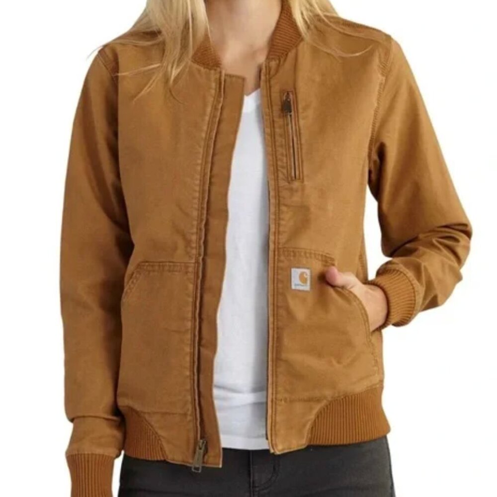 Carhartt Women's Bomber Jacket - Relaxed Fit - Rugged Flex